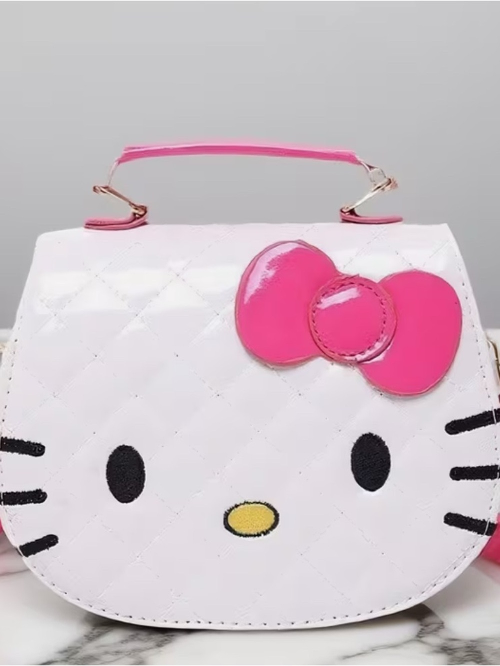 1-Hello Kitty Crossbody Bag with Bow